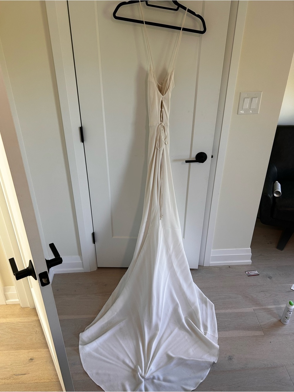 Grace Loves Lace Honey Silk w Eyelash Lace -Ivory - Picture 9 of 14